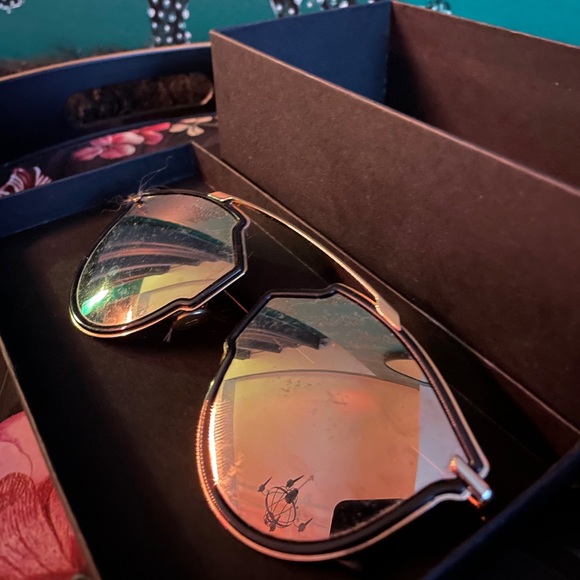 Christian Dior So Real Rise Sunglasses Black Gold - Picture 3 of 14